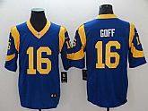 Nike Rams 16 Jared Goff Royal Vapor Untouchable Limited Jersey,baseball caps,new era cap wholesale,wholesale hats